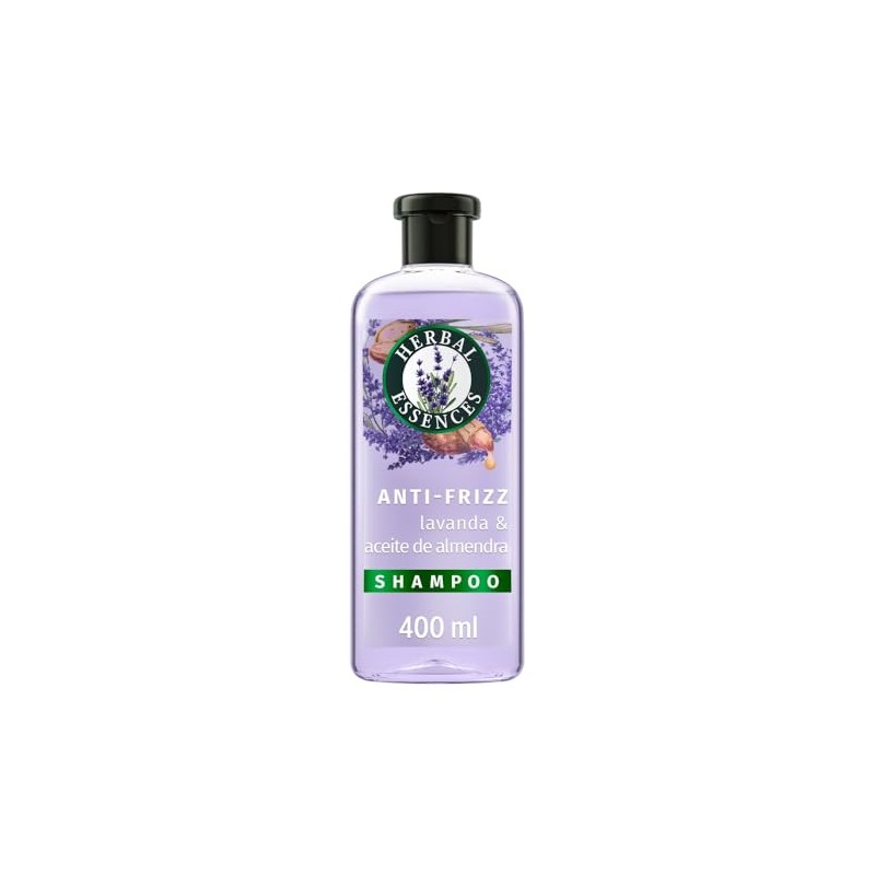 Herbal Essences Shampoo Antifrizz Lavanda & Aceite de Almendras 400
