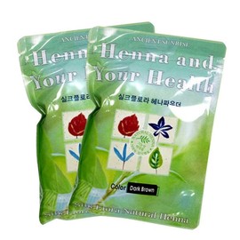 플로라 실크헤나 파우더 100g - 라이트 브라운 Flora Silk Henna Powder 100g - Light Brown