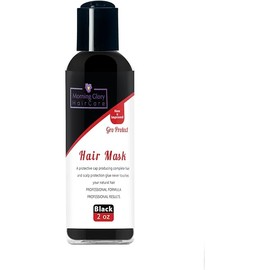 Hair Mask with Biotin for Growth and Protection from Glue Residue (Black, 2oz)