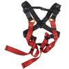 Black Red Polyester Children Full Body Climbing Harness Outdoor Protection