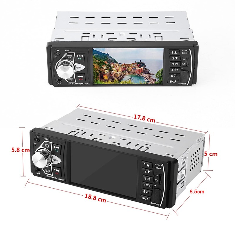 Bluetooth 4.1 inch Car MP5 Player HD Video Player for