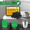 2 Gallon Mini Trash Bag Black-Biodegradable - Small Garbage Bags