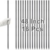 VVOKGO Rebar Stakes 48 Inch 16-Pack Concrete Form Stakes Heavy