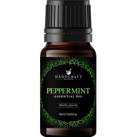 Handcraft Peppermint Essential Oil - 100% Pure and Natural - Premium Therapeutic Grade Essential Oil for Diffuser and Aromatherapy – 1 Fl Oz
