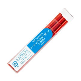 トンボ鉛筆 マーキングホルダ-替芯 赤 C-10DM25 【10セット】