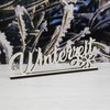 Melis Winter Time Decorative Lettering - Wooden Christmas Decoration in