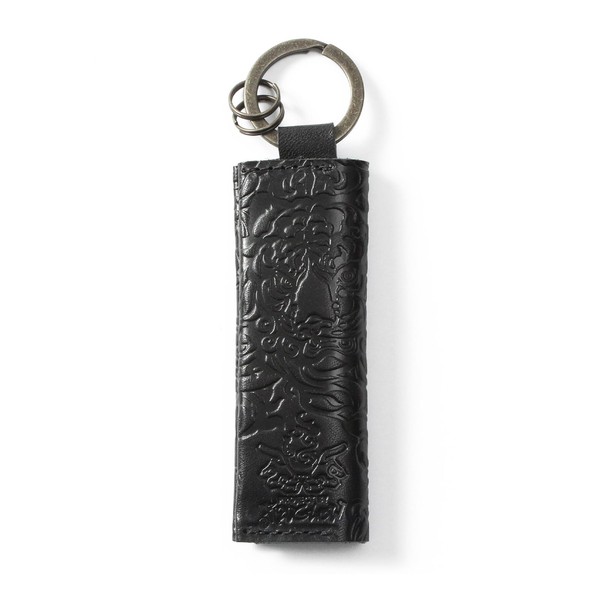 Red Glow RG-008-B Tiger Multi-Purpose Leather Keychain, Keycase with Mini