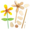 Baker Ross Flower Wooden Windmills - Pack of 5, Easter