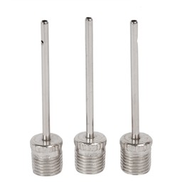 CTG Athletic Ball Inflating Needles, 3 Pack Stainless Steel Air Pump Needles for Football Basketball Soccer Ball Volleyball