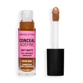Revolution Conceal and Define Full Coverage Concealer, Correttore Leggero Fini Opaco, C13.7NW, 3.4ml