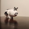 Cute Funny Pig Cow Lighter, Soft Flame, Refillable, Adjustable, Novelty,