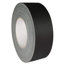 KLEBESHOP24 Premium Fabric Tape Matt for Bundling and Taping, Strong Immediate Adhesion, Removable, Black, 19 mm
