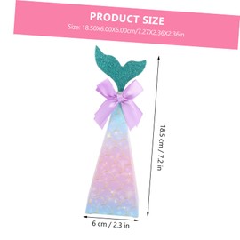 Gadpiparty 20Pcs Mermaid Candy Boxes for Wedding Party Favors Decorative Storage Cases for Birthdays Showers Celebrations Tinplate Candy Containers with Festive Design