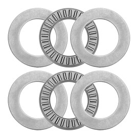 sourcing map 2 Sets NTA1423+2TRA Thrust Needle Roller Bearings with Washers, 7/8 x 1-7/16 x 5/64 inch Heat Resistant Chrome Steel Needles Roller Bearing