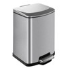 SYNCVIBE Bathroom Trash Can with Lid Soft Close 4 Gallon