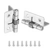 6pcs Self-Opening Spring Hinges, 304 Stainless Steel Self-Closing Spring Door