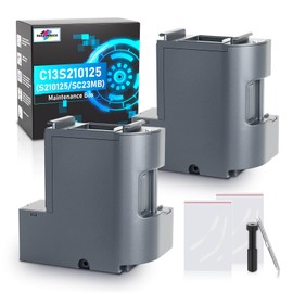 F170 Maintenance Box Compatible Replacement for Epson Surecolor SC-F170 SC-F100 SC-F150, C13S210125/S210125 Maintenance Box for 170 100 150 Dye Sub Printers, F170 Ink Maintenance Box (2 Pack)