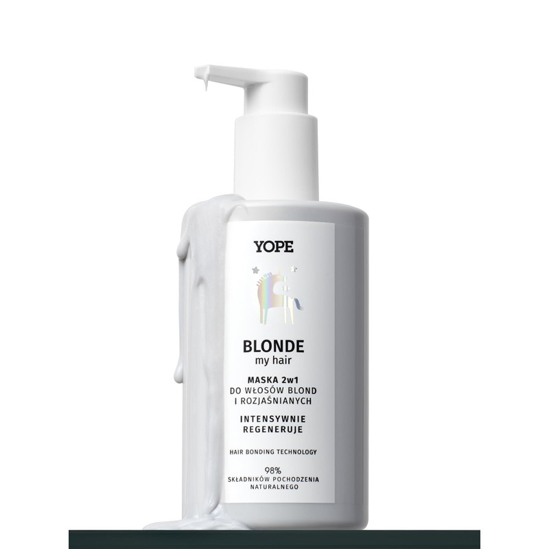 YOPE 2-in-1 MASK FOR BLONDE AND LIGHTENED HAIR | NEUTRALIZES