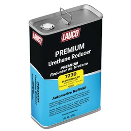 LAUCO Slow Urethane Grade Reducer (7230), 1 Gallon, 75°F - 95°F - For Automotive Paint and Industrial Paint Use - High Performance Automotive Grade