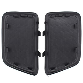 NewYall Pair Front Lower Left Driver and Right Passenger Side Grille Grill Tow Hook Insert Cover for Jeep Grand Cherokee 2014-2016