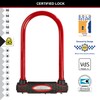 Master Lock 8195EURDPROCOLR Hardened Steel Shackle Heavy Duty Bike D