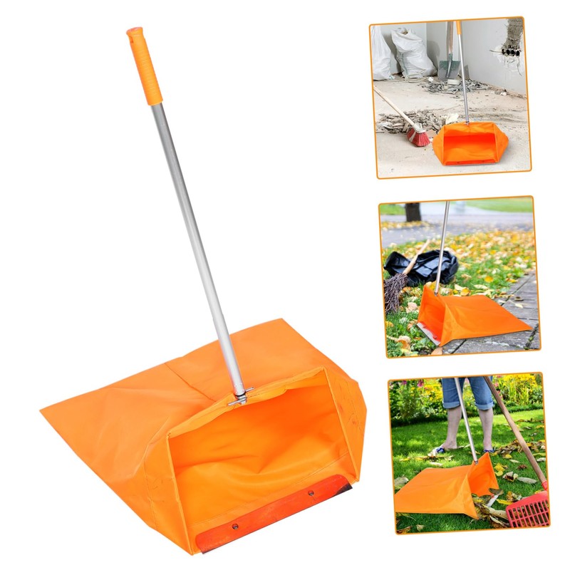 BUGUUYO Windproof Garbage Bag Grabber with Dustpan 33.07 Inch Trash