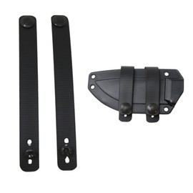 ESEE Horizontal & Scout Strap Carry Kits, Black, Strap Kit 2 (ESEE 3, 4, LS, Cencillo, AGK) 6.5 in