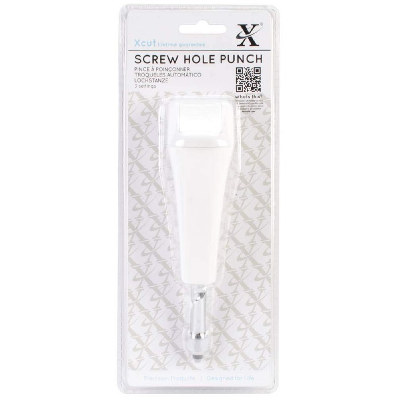 Xcut Screw Hand Hole Punch 3 Tip Sizes 2, 3,