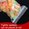 Pack of 100 Plastic Bags 6 x 8 cm Sealable