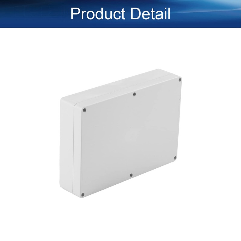 Heyiarbeit 1Pcs 263x185x60mm/10.35" x 7.28" x 2.36" ABS White Dustproof