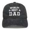 Worlds Best Dad hat for Men Baseball Cap Birthday for