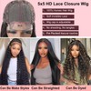 SODLIS 5x5 HD Lace Closure Wigs Human Hair Wear And