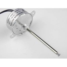 Shaft Length 74 mm, Inner Screw with Bolts Synchronous Motor TYC-40 AC 12 V (AC) 5RPM CW/CCW Torque 0.5 kg cm 1 W Power