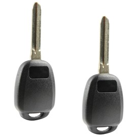 Key Fob Shell fits 2013-2016 Toyota Prius C Rav4 Keyless Entry Remote Case & Pad (HYQ12BDM), Set of 2