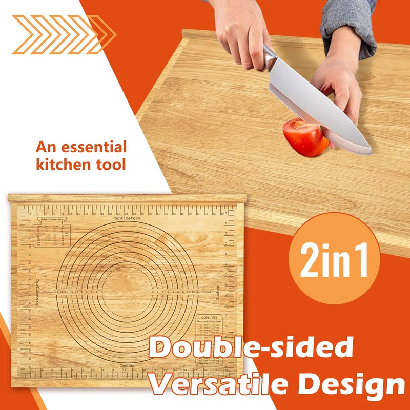 Montex Pastry Board with Measurement 23.5“ x 19.5", Kneading Board