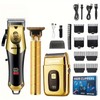 3-Piece Professional Blonde Hair Clipper & Trimmer Kit for Men