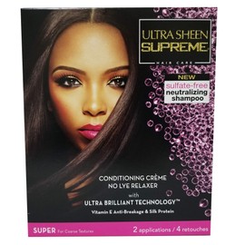 Ultra Sheen Supreme No Lye Relaxer Kit 2app Strength: Super