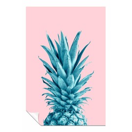 Pineapple Pink 07 Unframed Poster, Pictures for Home Walls, Bedroom, Living Room & Bathroom Decor 31x20cm (12x8in)