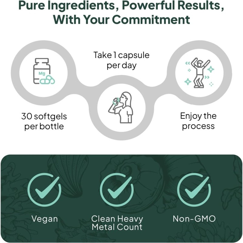 Organics Ocean Better D3 + K2-100% Organic VIT D3 and