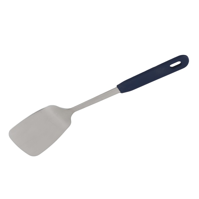 Cooking Spoon Rustproof Smoothly 304 Stainless Steel Spatula Skid Resistant