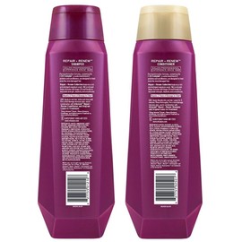 Infusium Professional Treatments Haircare - Repair & Renew With Argan Oil & Keratin - Shampoo & Conditioner Set - Net Wt. 13.5 FL OZ (400 mL) Per Bottle - One Set