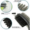 Golf Club Cleaning Brush and Groove Cleaner with Retractable Clip,