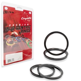 Wheel Accessories Parts set of 4 Hub Centric Ring 106.10mm OD To 78.10mm Hub ID, Black Polycarbonate (Wheel Hub Ring, 4 Pack, 106.10 mm OD to 78.10 mm ID Wheel Centerbore, Polycarbonate)