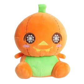 Aurora® Adorable Squishiverse™ Pumpkin Stuffed Animal - Imaginative Play - Huggable Comfort - Orange 5.5 Inches