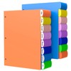 HABGP 96Pcs/12 Set 8 Tab Dividers for 3 Ring Binder,