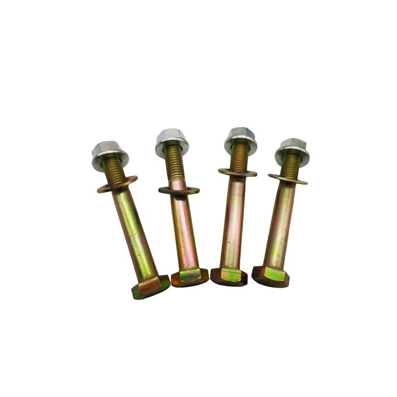 Glyqxa Complete Front Control Arms Cam Bolts & Hardware Kit