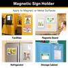 VAIIGO A4 Magnetic Sign Holder for Fridge, 10Pack Magnetic Display