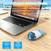 Wireless Mouse Cute Retro Aqua Mouse, Silent Portable Lightweight Optical