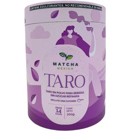 Taro Para Bebidas 200g Sin Azúcar Refinada Ni Lácteos. Polvo para Bebidas y Frappes  Matcha México