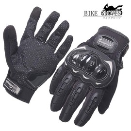 GoodsLand GD-BKGLVE-XL Motorcycle Gloves, Men's, Touchscreen Compatible, Mesh Gloves, Spring, Summer, Autumn, Smartphone-Friendly, Motorcycle, Anti-Slip, Riding